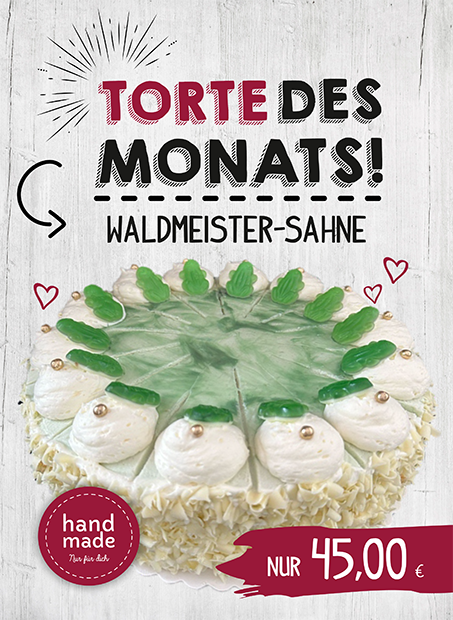 Waldmeister Sahne Torte Des Montas Mai 1