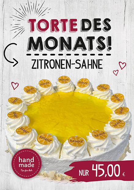 Zitronen Sahne Torte Des Montas Juni 2025 1